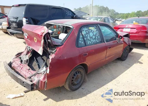 2002 Toyota Corolla Le z USA, uszkodzony, nr VIN 1NXBR12E62Z569519